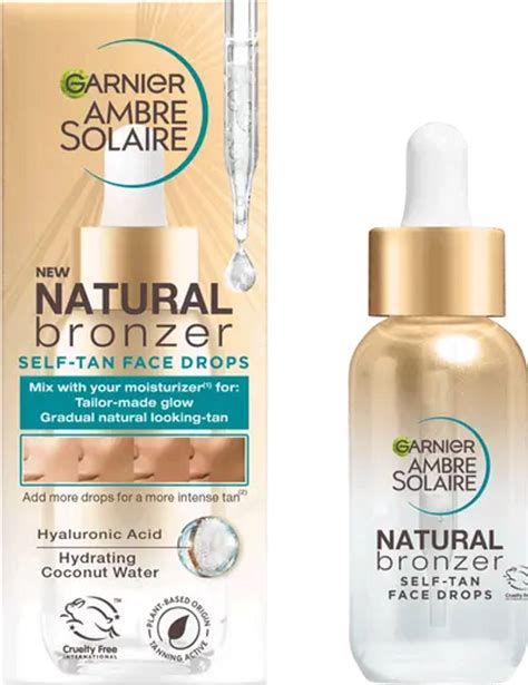 garnier face tanning drops.